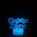 Lâmpada noturna 3D Gamer ( Vários temas)