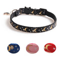 Coleiras de gato fofas com estrela de lua ( Cachorros pequenos e gatos)