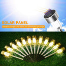 Lampada SOLAR de jardim, ar livre, canteiros(Decore seu quintal sem gastar com energia/12 unidades)