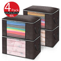 Bolsa organizacional de armazenamento de roupa(90L ,ótima capacidade/ 4 unidades)