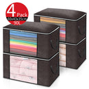 Bolsa organizacional de armazenamento de roupa(90L ,ótima capacidade/ 4 unidades)