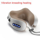 Travesseiro elétrico para massageador de pescoço em forma de U multifuncional(Massagem cervical de ombro relaxante)