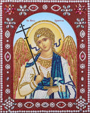 Tela terapêutica artística,com diamantes coloridos   (Tema cristão)