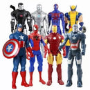 Super heróis colecionáveis brinquedo ( Capitão America, Homem Aranha,Homem de ferro...)