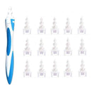 Cotonete para limpeza de ouvido em espiral Q-Grips + 16pcs(Limpe seu ouvido de forma efetiva)