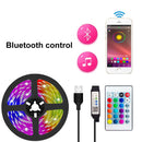 Fita LED USB Bluetooth 5050 RGB flexível ( Decoração de sala,quarto, lojas,festas, vitrines, quintal)