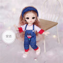 Mini Boneca BJD (Diversos modelos com articulações móveis e 16cm)