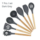 Conjunto de utensílios de cozinha ,material silicone antiaderente e ecológico