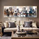 Tela de pintura arte abstrata moderna /  Impressão em tela cidade de Nova York