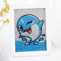 Pintura de diamante por números Kits para crianças unicórnio ,Coruja, alce cristal de strass ( Estimule  o lado artístico do seus filhos )