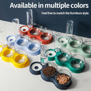 Comedouro automático de três tigelas para pets