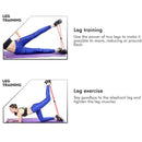 Banda elástica extensiva (Ajuda a aumentar a resistência no treino de Yoga e academia)