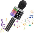 Microfone de karaokê infantil sem fio, Bluetooth, alto-falante portátil reprodutor de KTV doméstico    (Incentive o lado artistico de quem você ama)