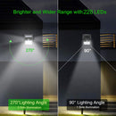 LED luz solar lâmpada solar externa com sensor de movimento(Mais economia e mais segurança)