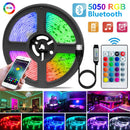 Fita LED USB Bluetooth 5050 RGB flexível ( Decoração de sala,quarto, lojas,festas, vitrines, quintal)
