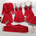 Conjunto de pijama completo com 5 peças ( Presente completo)