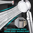 Chuveiro girador com pequeno ventilador alta pressão 360 graus  ABS moderno 2021/2022