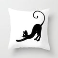 Capa de almofada engraçadas para amantes de gatos / 45cm x  45cm(Decoração de quartos e sala)