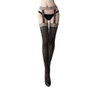 Meia-calça sobre o joelho, feminina super sexy com top macio na coxa e meia-conexa ( Tamanho único)