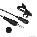 Mini microfone condensador clip-on lapela microfone de lapela com fio para telefone( ideal para conferências, aulas, gravação youtube)