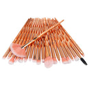 Conjunto de pincéis de maquiagem com 20 unidades (Várias cores vibrantes)