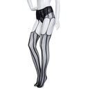 Meia-calça sobre o joelho, feminina super sexy com top macio na coxa e meia-conexa ( Tamanho único)