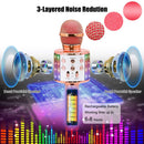 Microfone de karaokê infantil sem fio, Bluetooth, alto-falante portátil reprodutor de KTV doméstico    (Incentive o lado artistico de quem você ama)