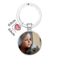 Chaveiro pingente de fotos personalizadas(Carregue a foto de quem você ama com esse chaveiro personalizado)