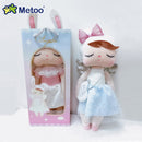 Bonecas Metoo Originais, Bonecos de Pelúcia para crianças e decoração (Uma fofura em forma de boneca/34 cm)