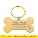 Pingente de Coleira personalizado de identificação caes e gatos(Deixe registrado o nome e seu telefone na coleira do seu pet)
