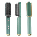 Escova de alisamento de cabelo profissional de cerâmica alisamento elétrico( Ganhe tempo e economize dinheiro com essa escova alisadora)