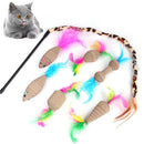 Conjunto de acessórios para interação de gatos ,túnel e brinquedos para animais de estimação.