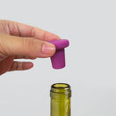 Tampas de garrafa em forma de rolha de vinho ( 6 cores)