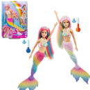 Boneca Barbie Sereia colorida, Mini sereias, kit de Barbie + roupa (Vários modelos)
