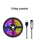Fita LED USB Bluetooth 5050 RGB flexível ( Decoração de sala,quarto, lojas,festas, vitrines, quintal)