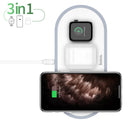 Carregador sem fio HOCO 3 in1  (Iphone 11 Pro X XS Max XR para Apple Watch 5 4 3 2 Airpods )
