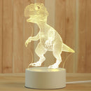 Abajur criativo 3D  de mesa, decoração de quarto infantil unissex (Vários temas/ acrílico)