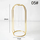 Suporte para flores simples nórdico com moldura de ferro (Vaso para decoração simples)