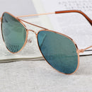 Óculos de sol infantis clássicos unissex com lentes espelhadas e coloridas de 2 a 10 anos(Óculos UV400)
