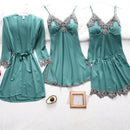 Conjunto de pijama completo com 5 peças ( Presente completo)