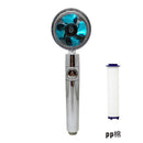 Chuveiro girador com pequeno ventilador alta pressão 360 graus  ABS moderno 2021/2022
