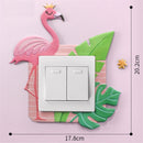 Adesivo para interruptor de quarto com figuras infantis, super fofas
