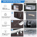 Bolsa organizacional de armazenamento de roupa(90L ,ótima capacidade/ 4 unidades)