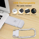 Clip Iluminy, luz  portátil para livros ,recarregável led usb, com brilho ajustável