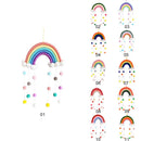 Móbile de arco íris para quarto infantil ( Porta / parede )