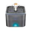 Robô dispensador automático para cães e gatos  3,5 litros comedouro bebedouro de 2 Litros(Gravação de voz)