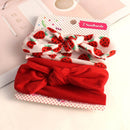 Conjunto com 3 tiaras macias para bebês (Vários estilos e cores)