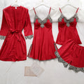 Conjunto de pijama completo com 5 peças ( Presente completo)