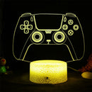 Lâmpada noturna 3D Gamer ( Vários temas)