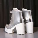 Ankle Boot Isis ( Dourada e Prata )